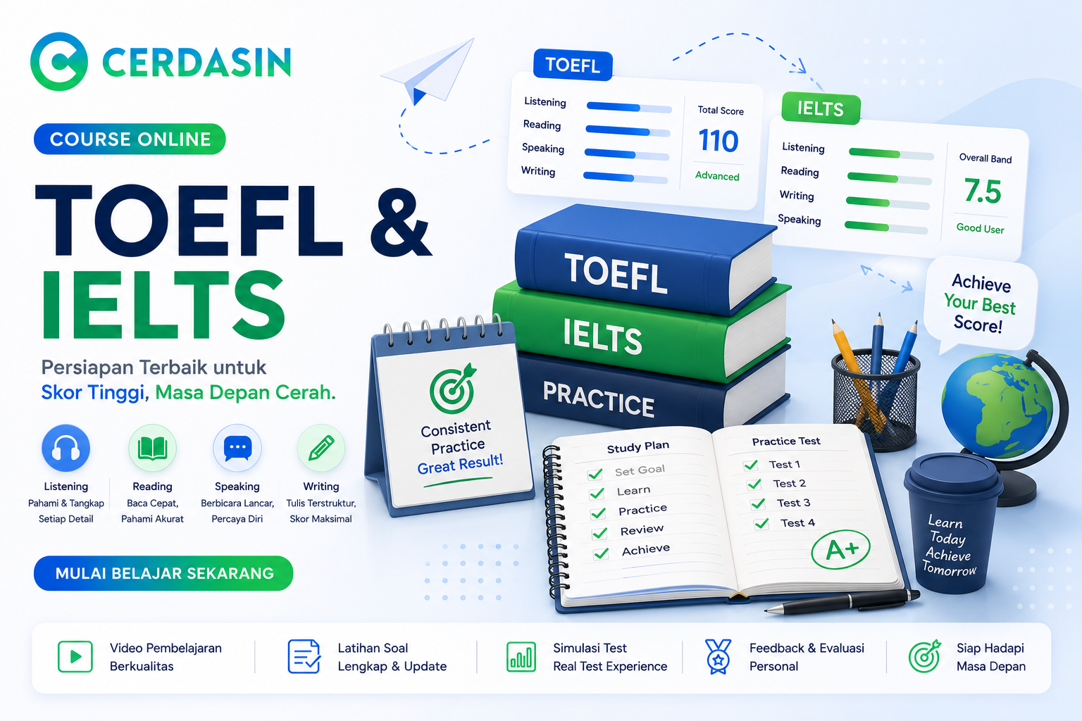 TOEFL & IELTS